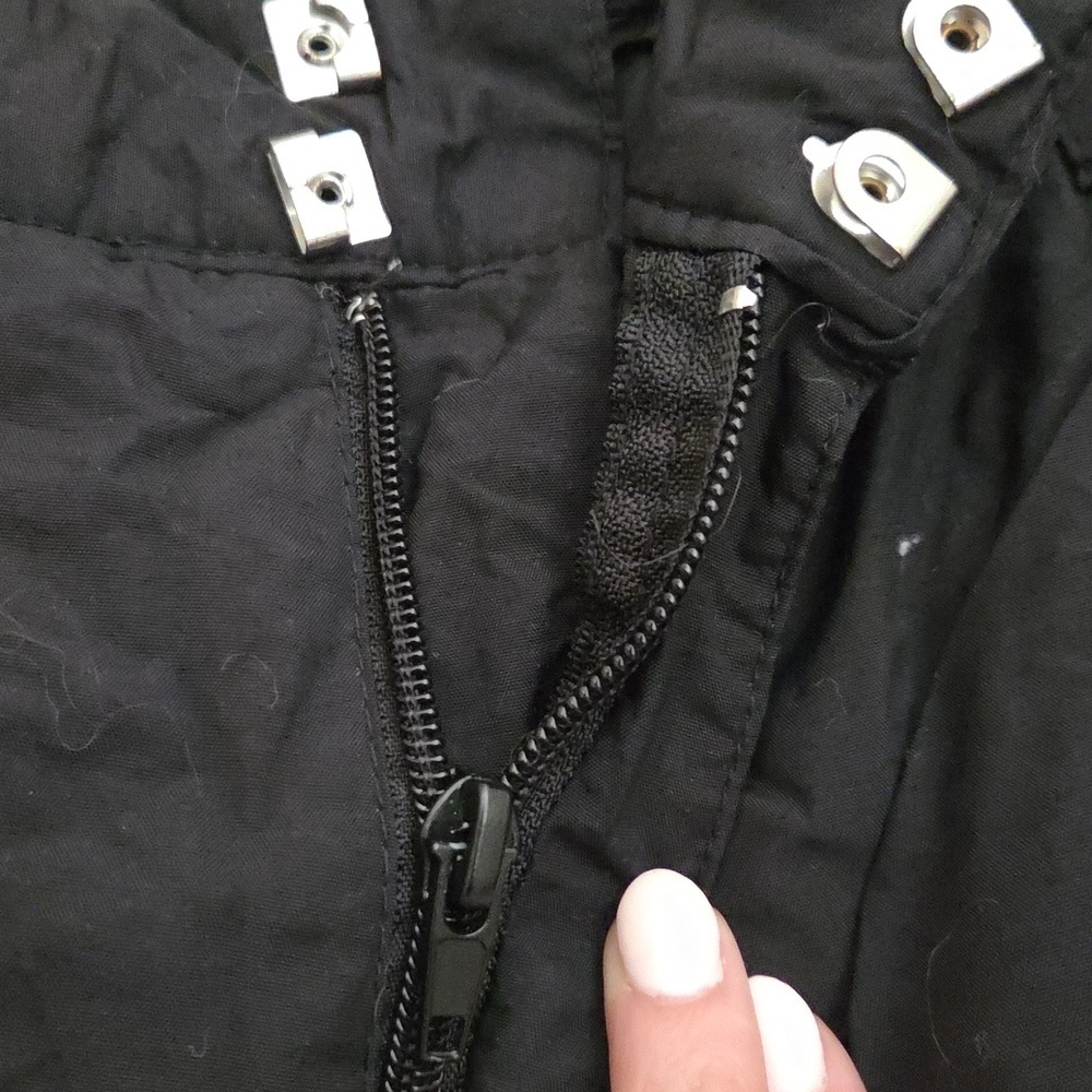 SPORT ESSENTIALS Women’s Black Cargo Ski Pants Durable Snow Snowboard Size M - Picture 7 of 8